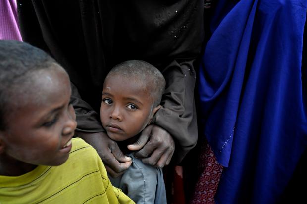 Boy and his family had to flee from the tread of Al shabaab in Somali. 